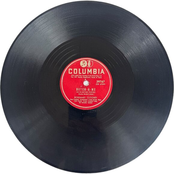 Rosemary Clooney - On The First Warm Day / Botch-A-Me - 39767 Columbia 78rpm 10" - Picture 3 of 4